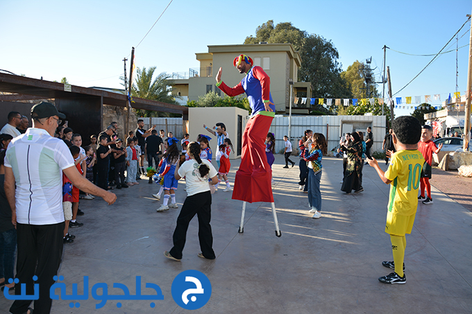 موكب كأس العالم المتجول في جلجولية برعاية جمعية غيث